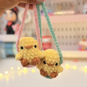 pollito colgante patrón digital