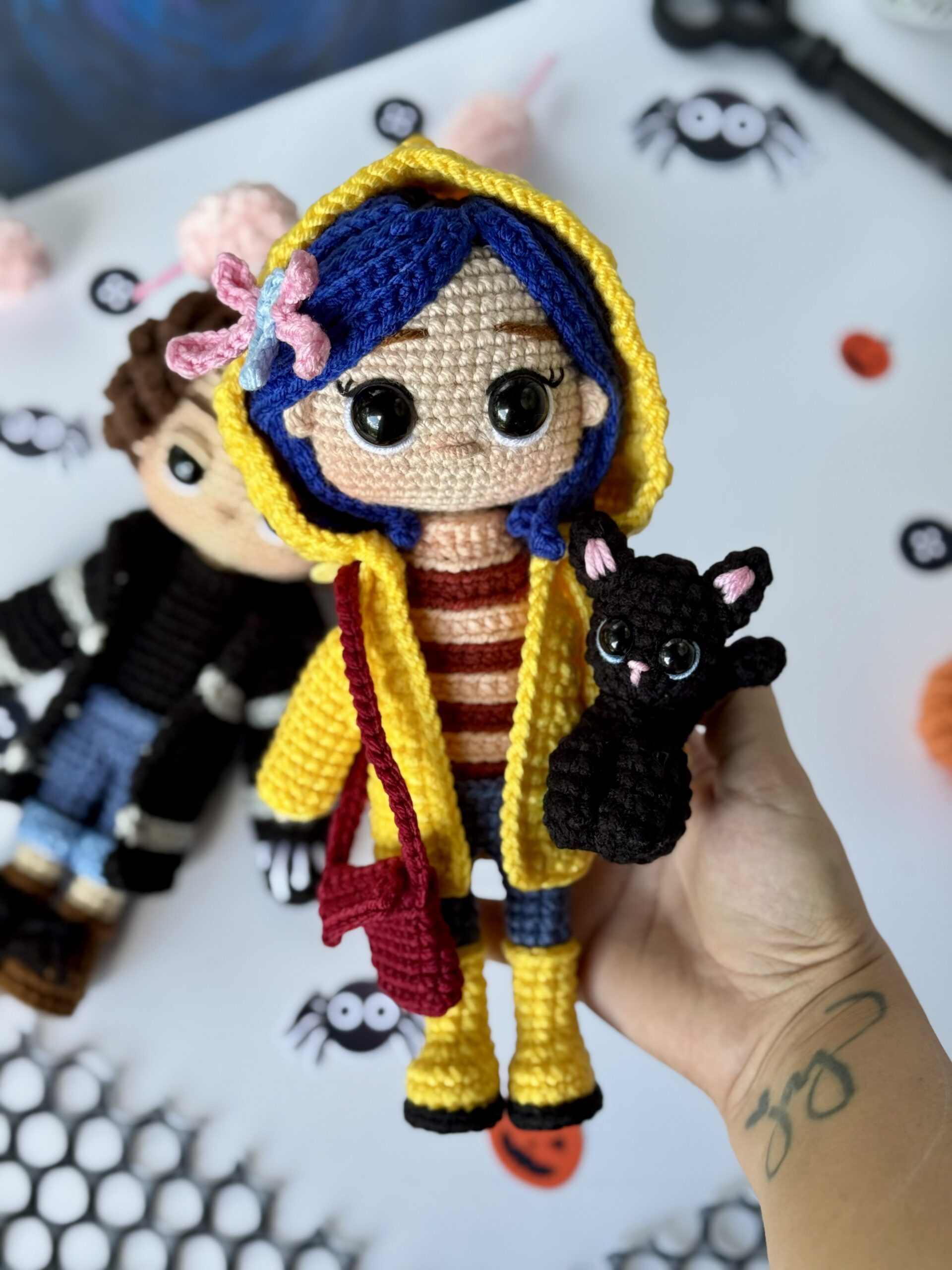 coraline & wybie patrón digital 3 en 1 coraline & wybie patrón digital 3 en 1