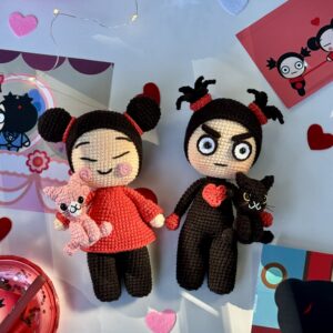 pucca & garu patrón digital 4 en 1