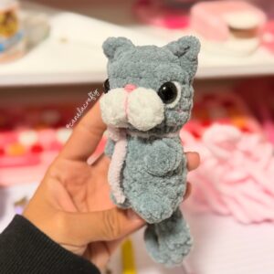 mini gatito patrón digital