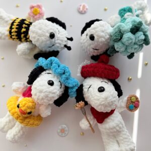 snoopy 5 en 1 patrón digital (pdf)